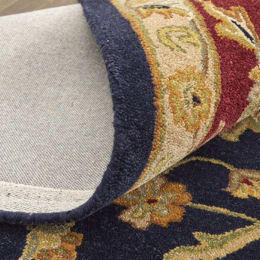 Feizy Rugs Wagner Navy and Red 5&#39; x 8&#39; Area Rug, , large