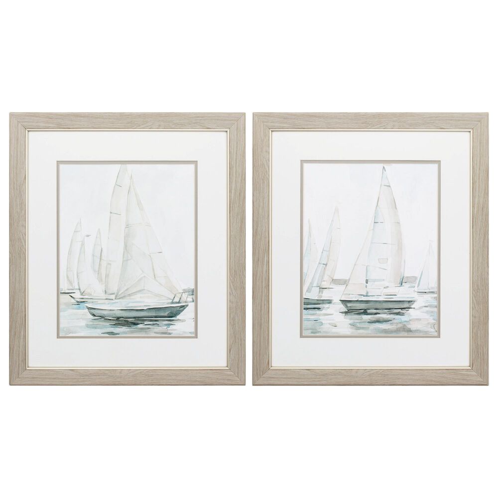 Propac Soft Sail Wall Art in Neutral and Blue (Set of 2), , large