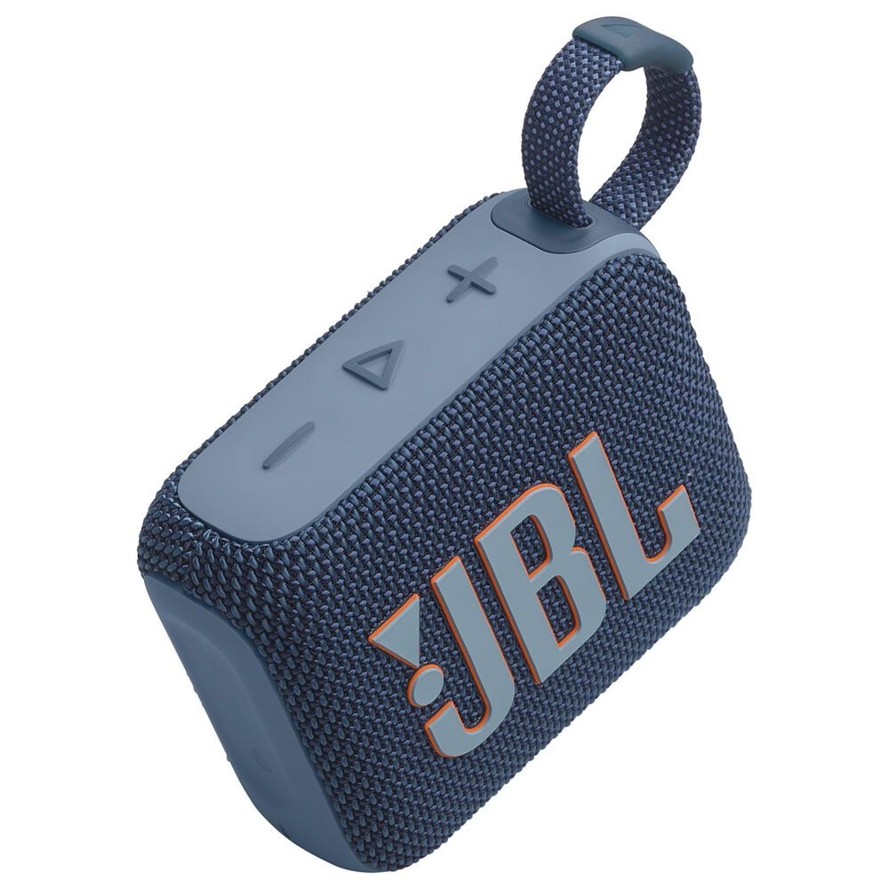 JBL Go 4 Portable Waterproof Bluetooth Speaker in Blue, , large