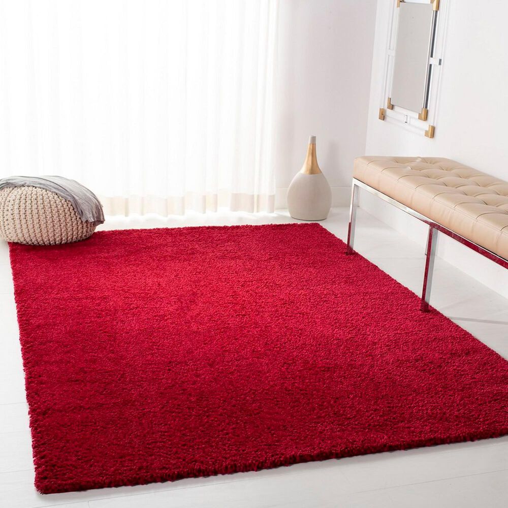 Safavieh August Shag AUG900Q 3&#39; x 5&#39; Red Area Rug, , large