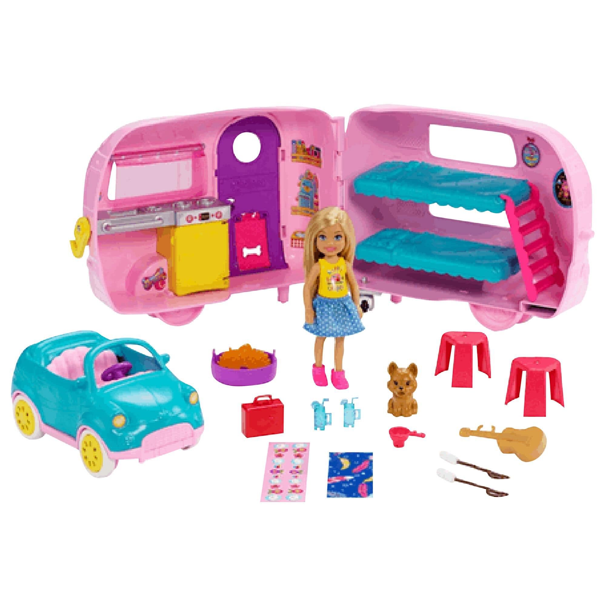 Mattel Barbie Club Chelsea Camper Nebraska Furniture Mart