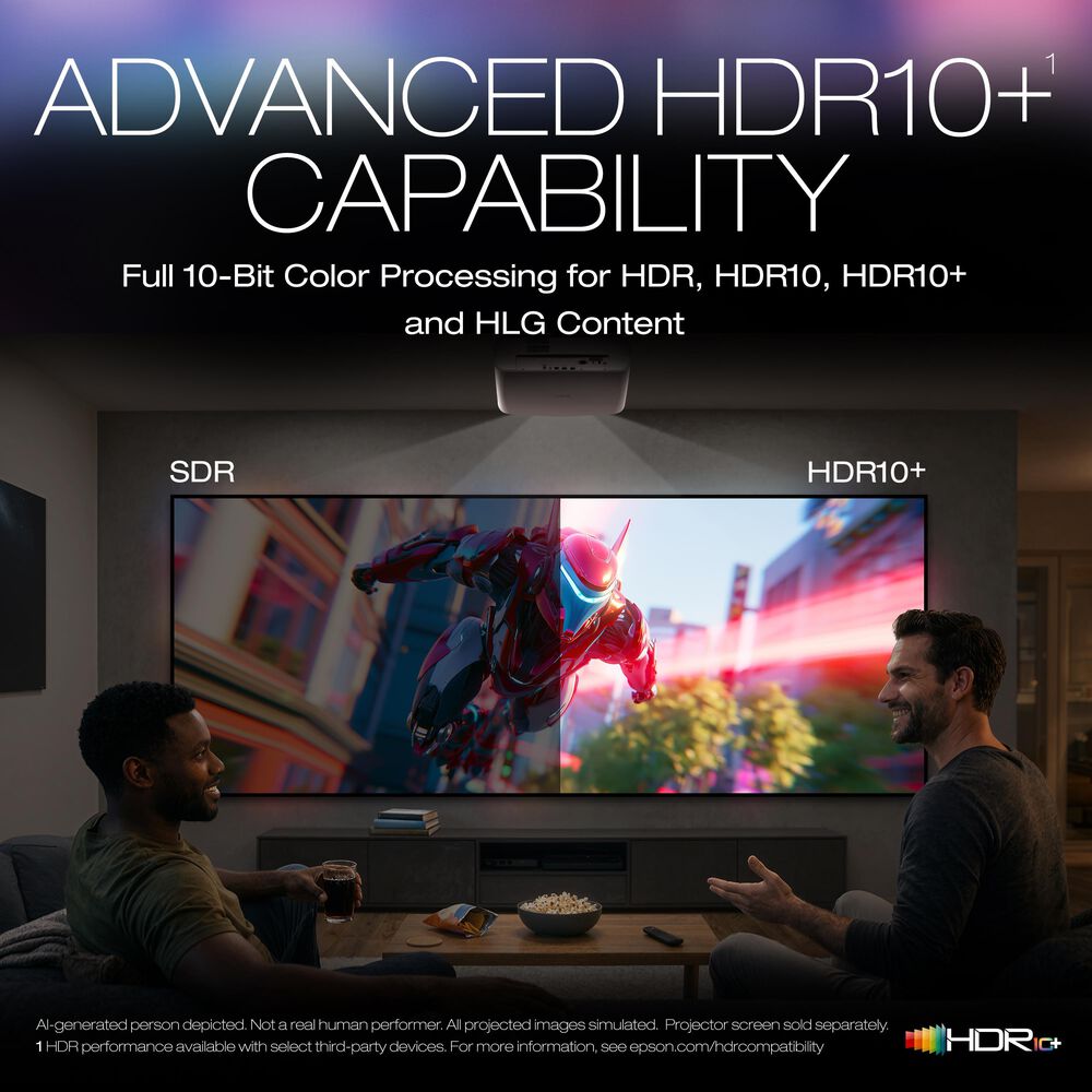 Epson Home Cinema LS11000 4K PRO-UHD Laser Projector in White, , large