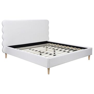 Jennifer Taylor Home Stockholm King Platform Bed in Antique White, , large