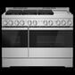 JennAir 48" Gas Professional Range with Chrome-Infused Griddle in Black Glass, , large