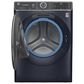 GE Appliances 5 Cu. Ft. Front Load Washer and 7.8 Cu. Ft. Gas Dryer Laundry Pair with Pedestal in Sapphire Blue, , large