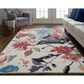 Feizy Dafney 8" x 10" Red and Multicolor Area Rug, , large