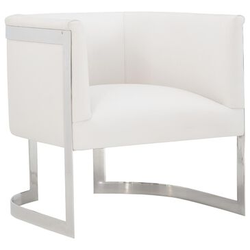 Bernhardt Zola Arm Chair in White, , large