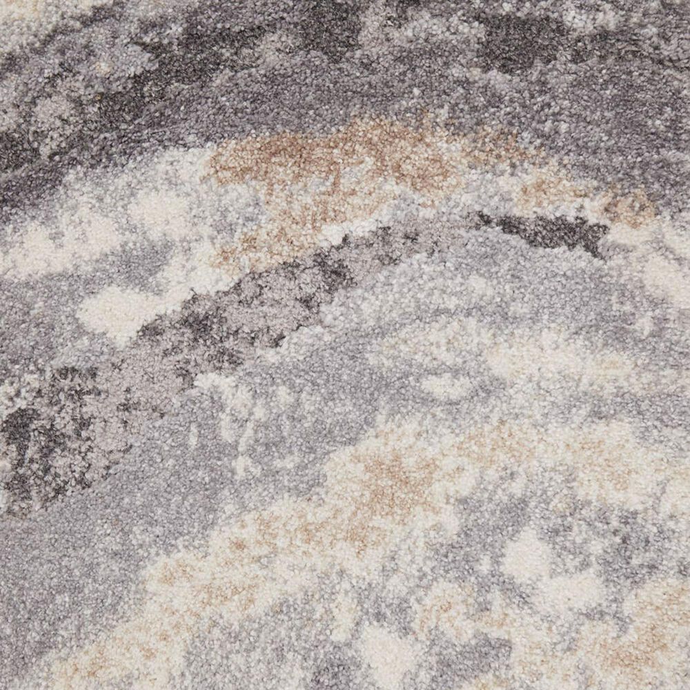 Jaipur Ferris Gatlin White Pepper and Cloud Dancer 3&#39; x 10&#39; Runner, , large
