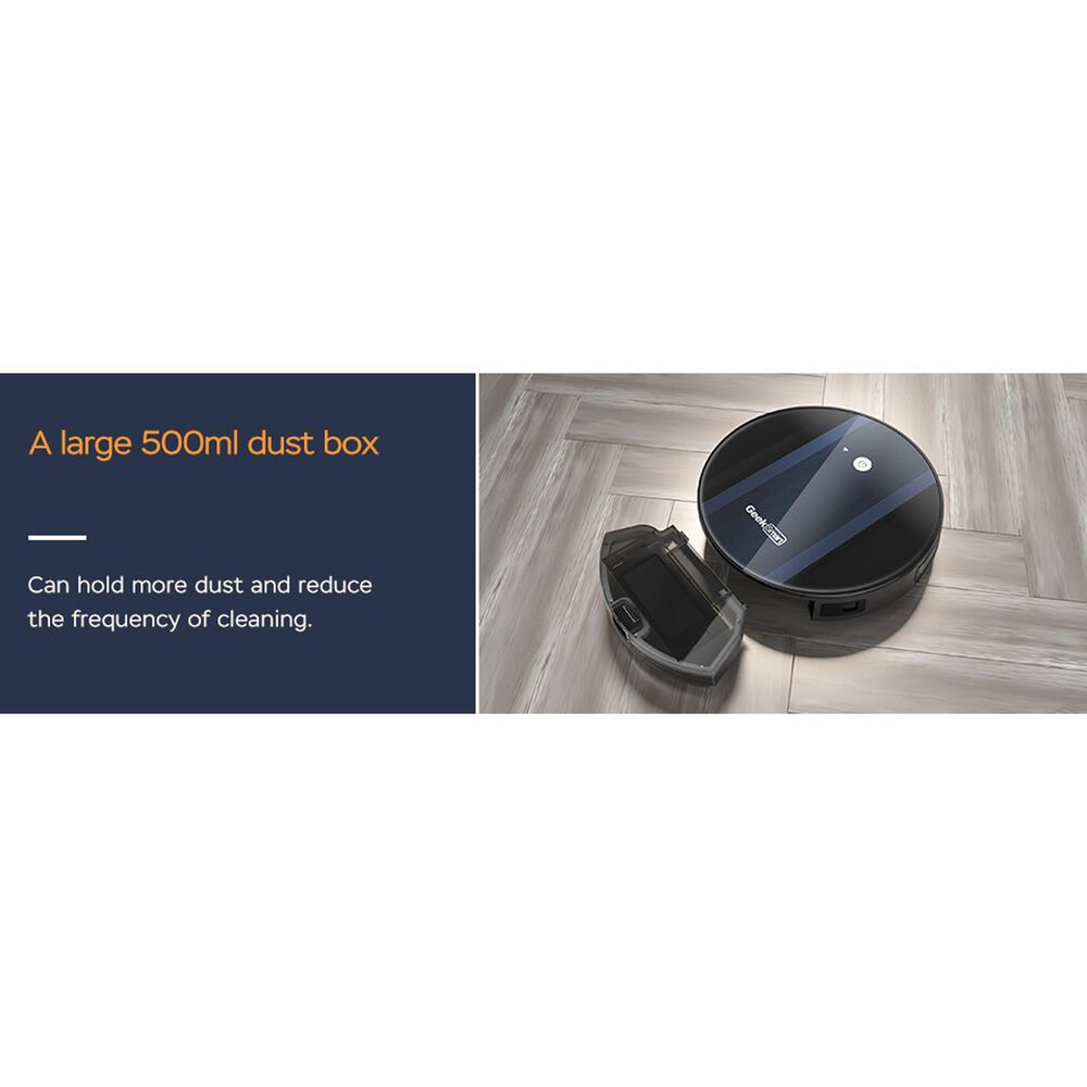 HOMLUX G6 Smart Robot Vacuum Cleaner in Black, , large