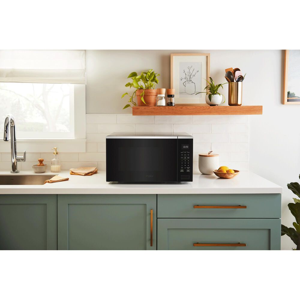 Whirlpool 1.6 Cu. Ft. Sensor Cooking Microwave in Fingerprint Resistant Stainless Steel, , large