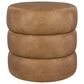 Ashley Ummi Swivel Accent Ottoman in Caramel, , large