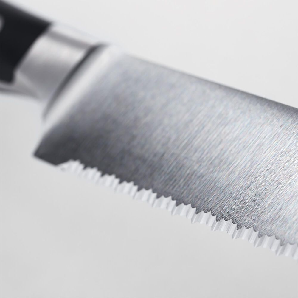 Wusthof Classic Ikon 9&quot; Bread Knife in Stainless Steel and Black, , large