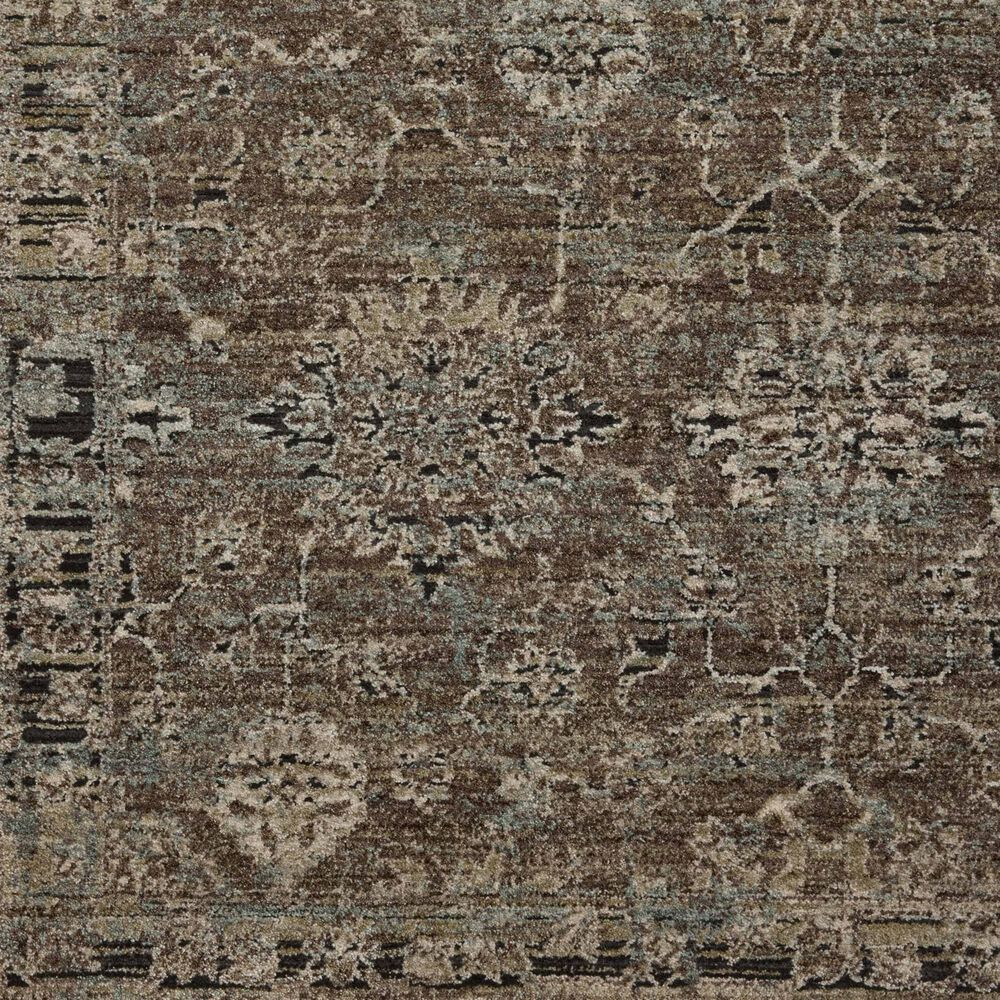 Loloi Briar Bark and Lagoon 3'7" x 7'9" Area Rug, , large