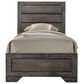 Mayberry Hill Nathan Twin Bed in Grey Oak, , large