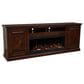 Legends Home Kensington 86" Fireplace Console with Fireplace Insert in Rosewood, , large