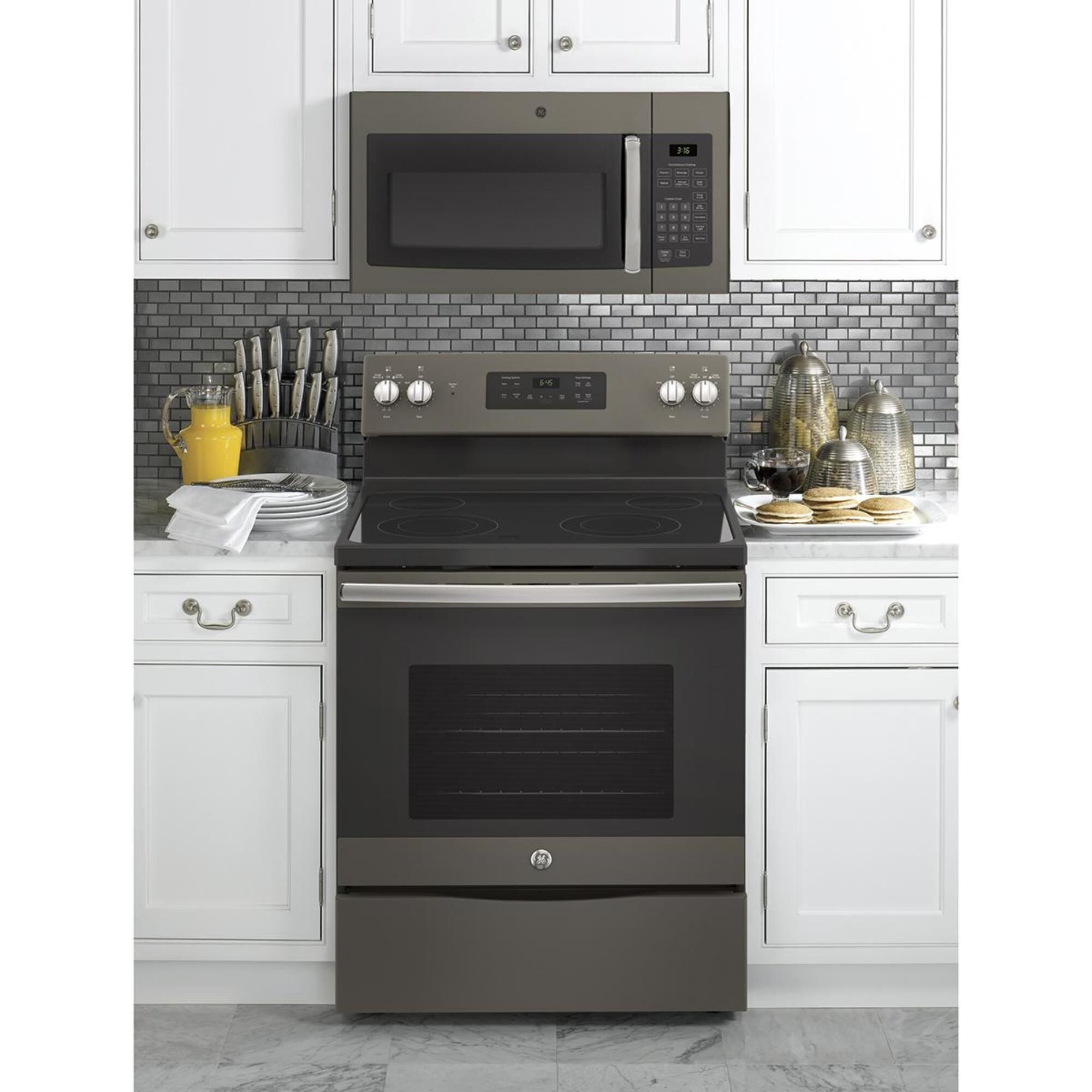 Ge slate gray hot sale microwave