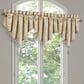 J. Queen New York Potenza 40" x 21" Window Ascot Valance in Gold and Ivory, , large