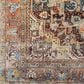 Surya Amelie 2"7" x 7"10" Blue, Gray, Orange, Brown and Beige Runner, , large