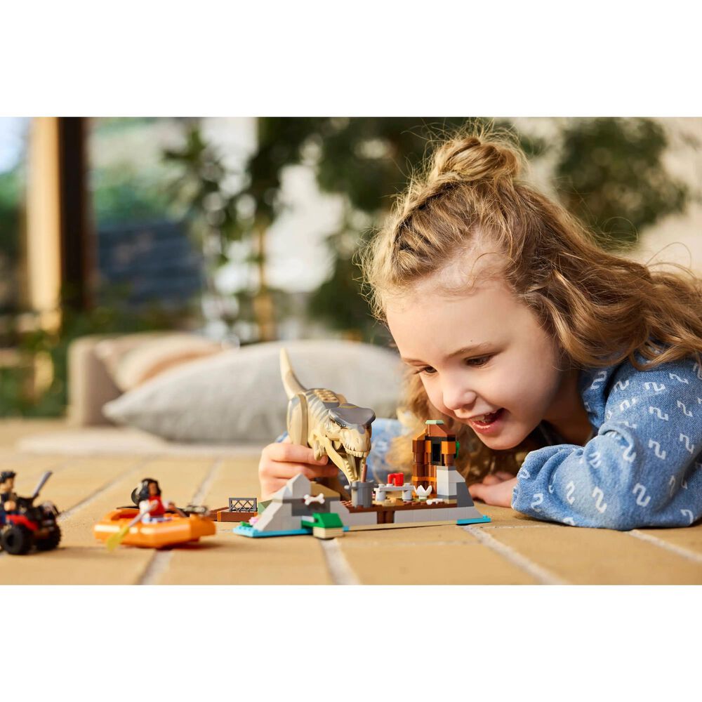 LEGO Jurassic World - T. Rex River Escape Building Set in Red and Orange, , large