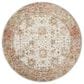 Surya Mona Lisa 6"7" Round Light Sage, Tan, Mustard, Brick Red, Burgundy, Olive and Dark Blue Area Rug, , large