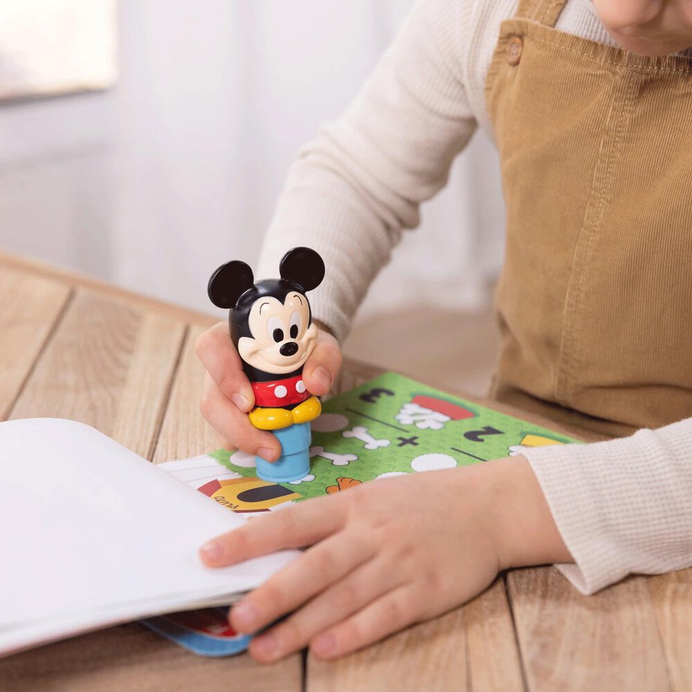 Melissa &amp; Doug Disney&#39;s Mickey Mouse 24-Page Activity Pad and Sticker Stamper in Multicolor, , large