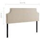 Modway Laura Upholstered Queen Headboard in White, , large
