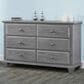 Oxford Baby Kenilworth 6 Drawer Dresser in Graphite Gray, , large