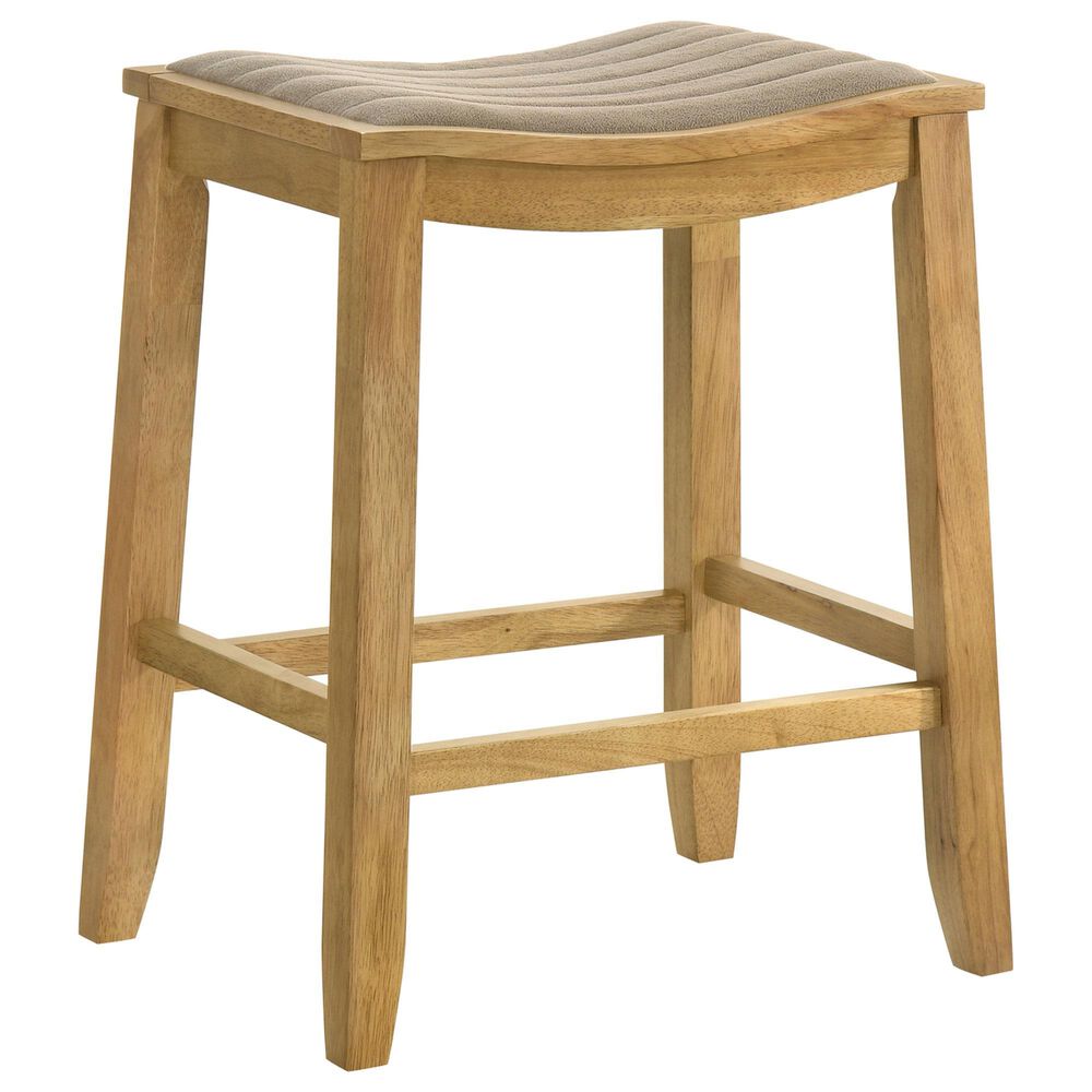 Armen Living Iyani Counter Height Stool in Amber Glow, , large