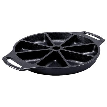 Lodge Cast Iron Seasoned Cast Iron Wedge Pan in Black, , large