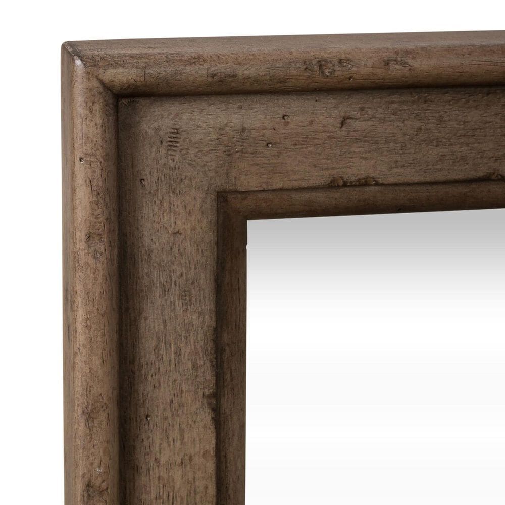 Belle Furnishings Americana Farmhouse Landscape Mirror in Dusty Taupe, , large