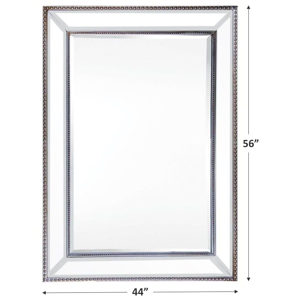 Garber Collection Silver Wall Mirror, , large