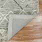 Amer Rugs Berlin 2" x 3" Gray Area Rug, , large