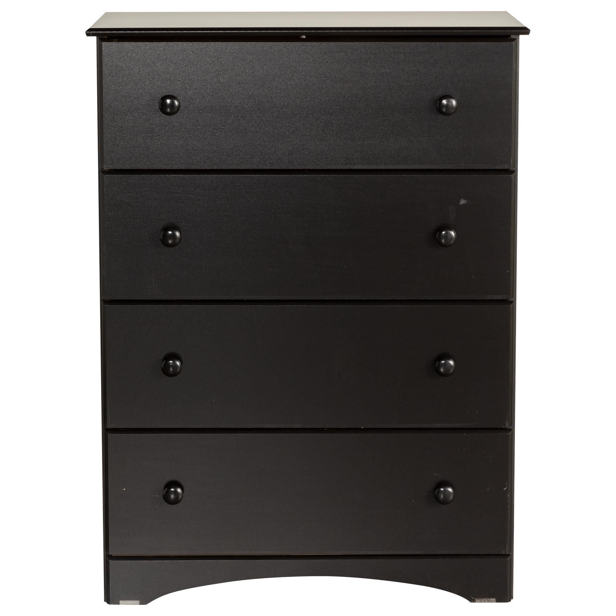 Drawer ブラックベスト サイズ36 Lemoore 4-Drawer Black Chest