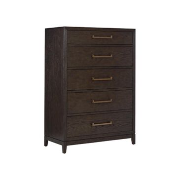 Millennium Burkhaus 5-Drawer Chest in Brown Oak, , large