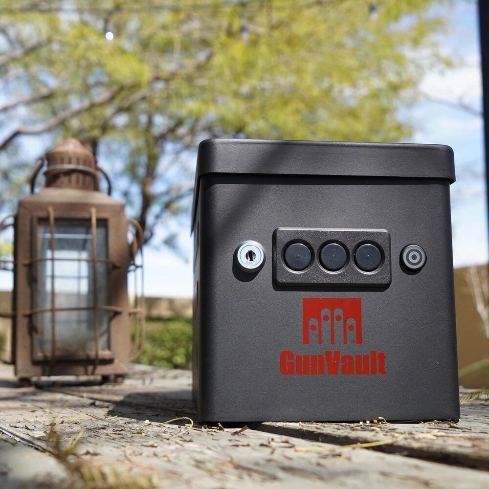 GunVault RangeVault Handgun Safe in Black, , large