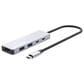 Manhattan USB-C PD 5-In-1 HDMI 4K Docking Station/Multiport Hub in Space Gray, , large