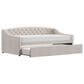 The Monday Company Zoey Upholstered Daybed with Trundle in Beige, , large