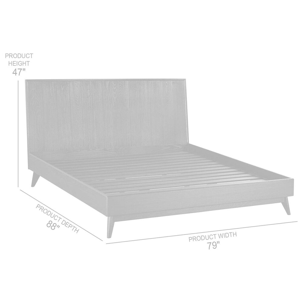 Blue River Carnaby King Platform Bed in Black Brushed, , large