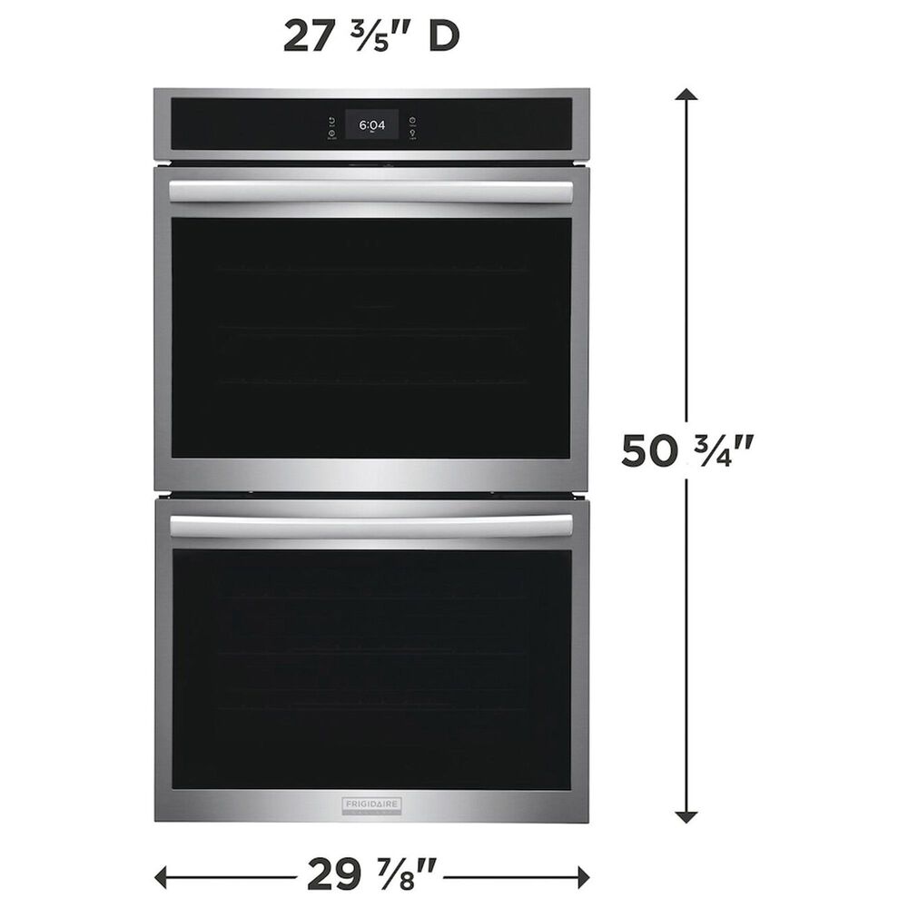 Frigidaire Gallery 2-Piece Kitchen Package with 30" Double Electric Wall Oven and 36" Electric Cooktop in Stainless Steel, , large