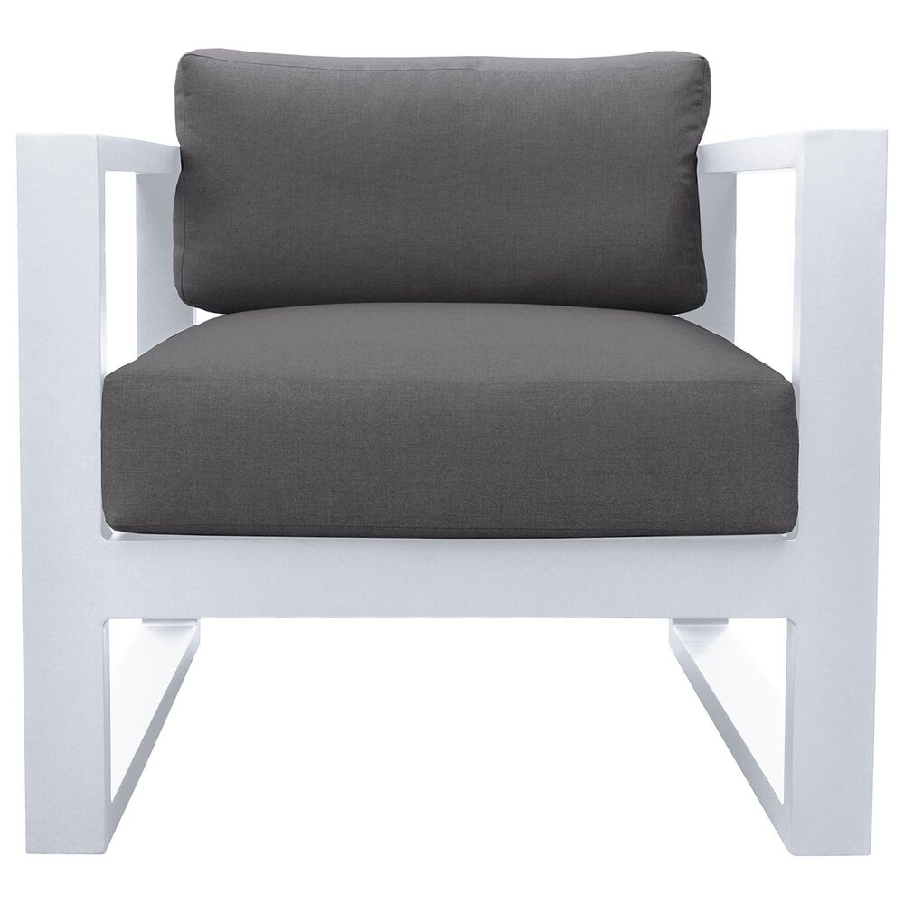 Blue River Aelani 4-Piece Patio Chat Set in White, , large