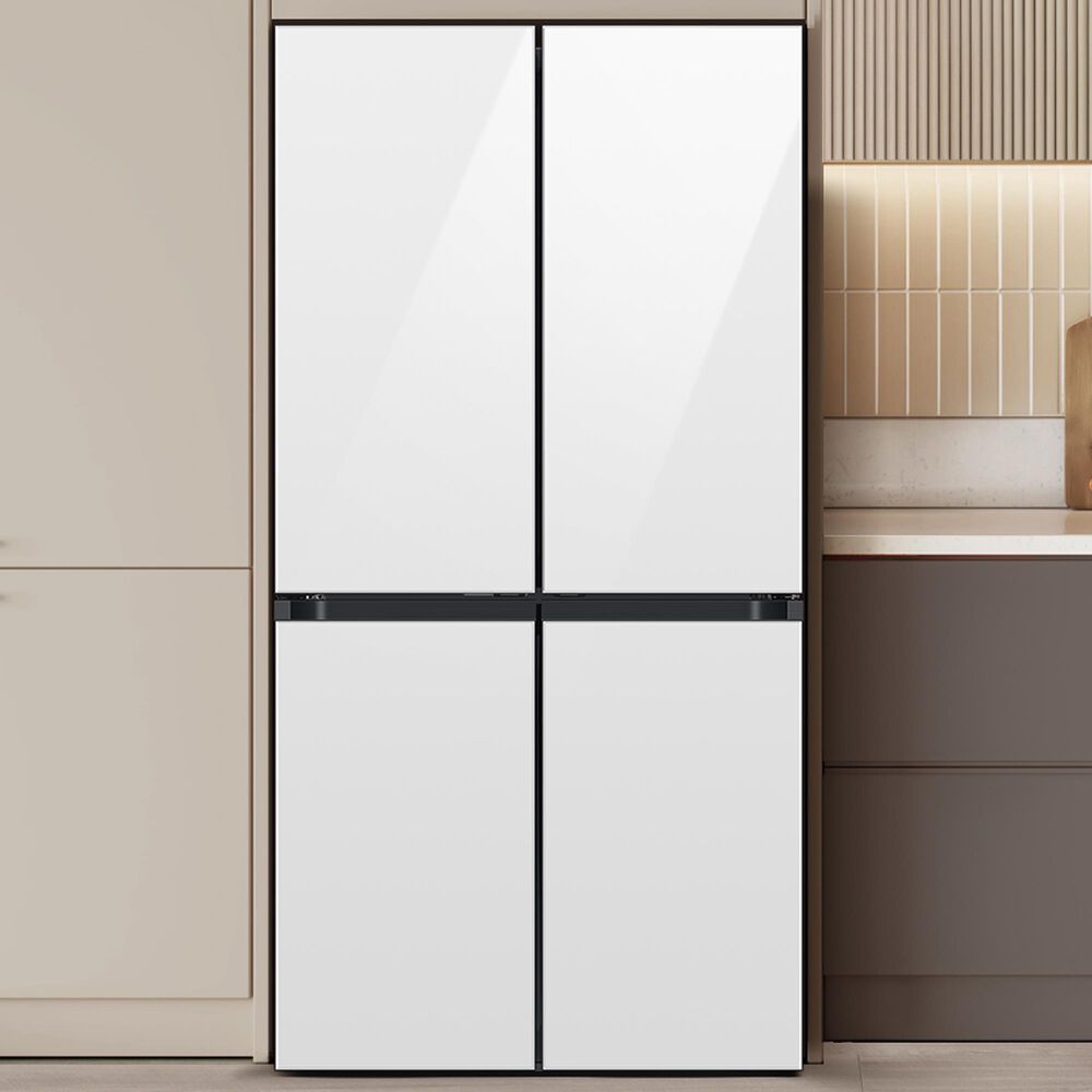 Samsung 22.8 Cu. Ft. Counter Depth 4-Door French Door Refrigerator in White Glass, , large
