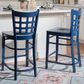 Linon Home Decor Lola Counter Stool in Navy Blue (Set of 2), , large