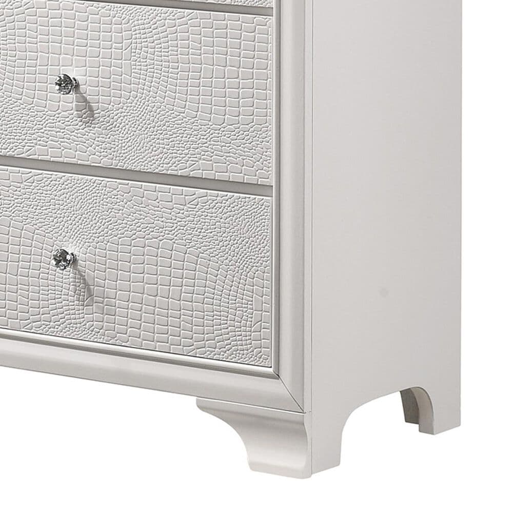 Crown Mark Lyssa 7-Drawer Dresser in Frost, , large