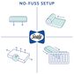Kolcraft Sealy Baby Butterfly Breathable Knit Crib Mattress, , large