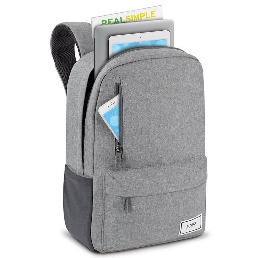 Solo Re:cycled Backpack in Gray and Black, , large