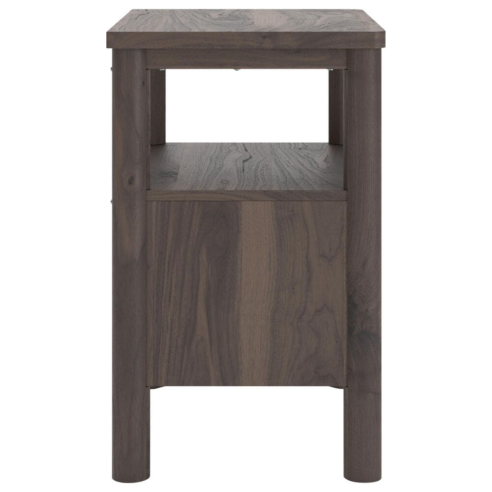 Ashley Pamytta 4-Piece Twin Panel Platform Bedroom Set in Rich Brown, , large