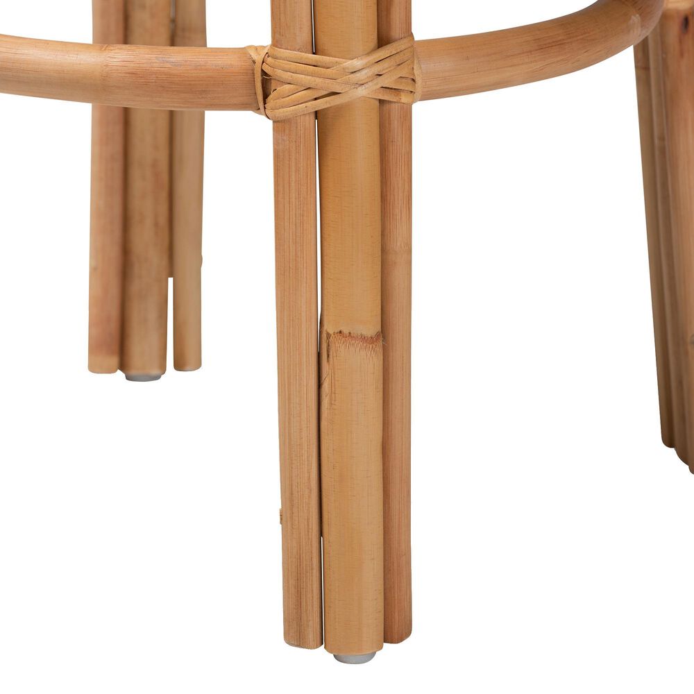 Baxton Studio Orchard Bar Stool in Natural Brown, , large
