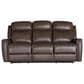 Bassett Douglas Leather Power Reclining Sofa in Sable, , large