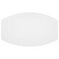 HOMLUX 2-Tier Oval Coffee Table in White, , large