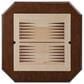 HOMLUX Bishop II 2-Drawer Game Table in Cherry, , large